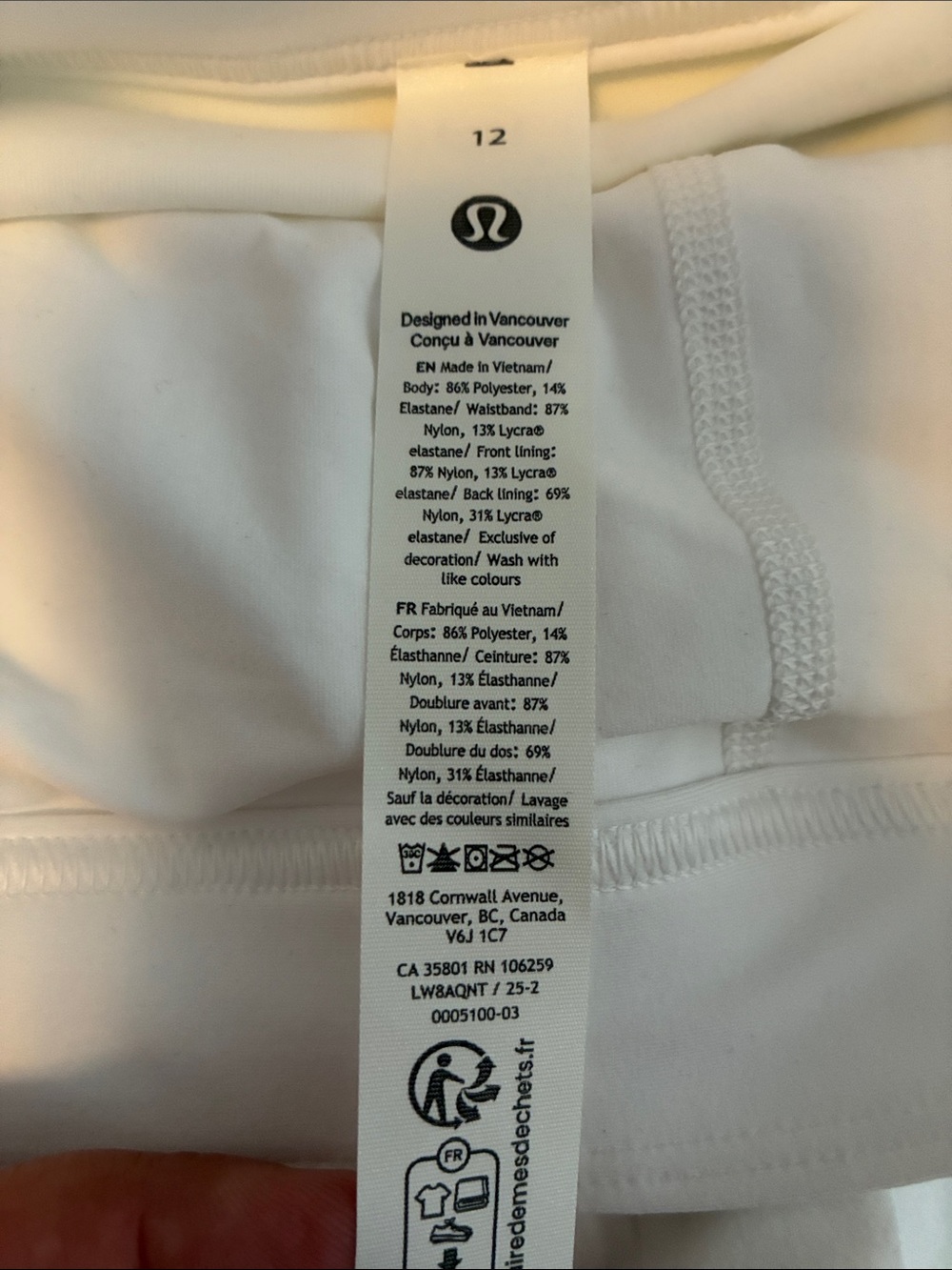 lululemon athletica White Pleated Skort - Picture 2 of 4